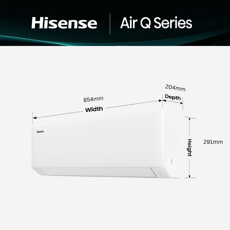 Hisense Air Q Series Air Conditioning 2.5kW Reverse System