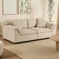Emilia 2 Seater Sofa Couch - Oak