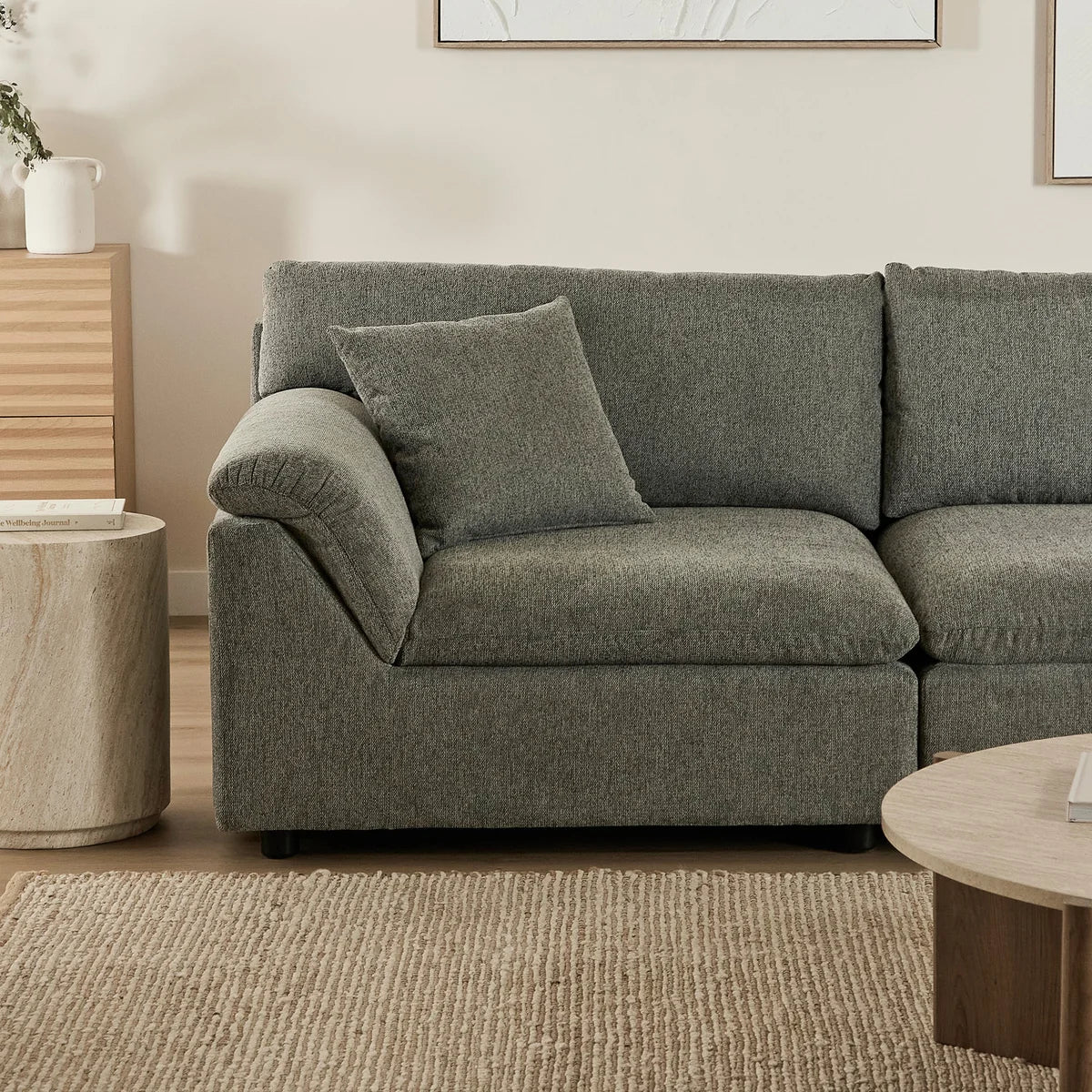 Emilia 3 Seater Sofa - Grey