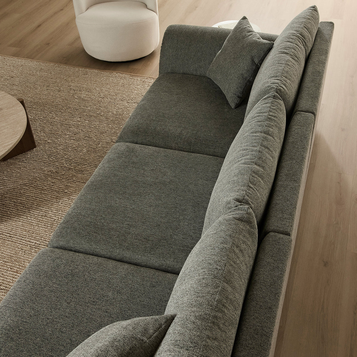 Emilia 3 Seater Sofa - Grey