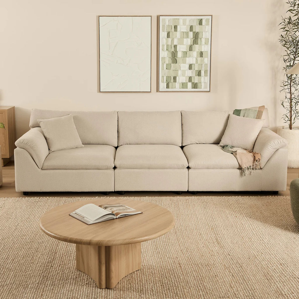 Emilia 3 Seater Sofa - Oak