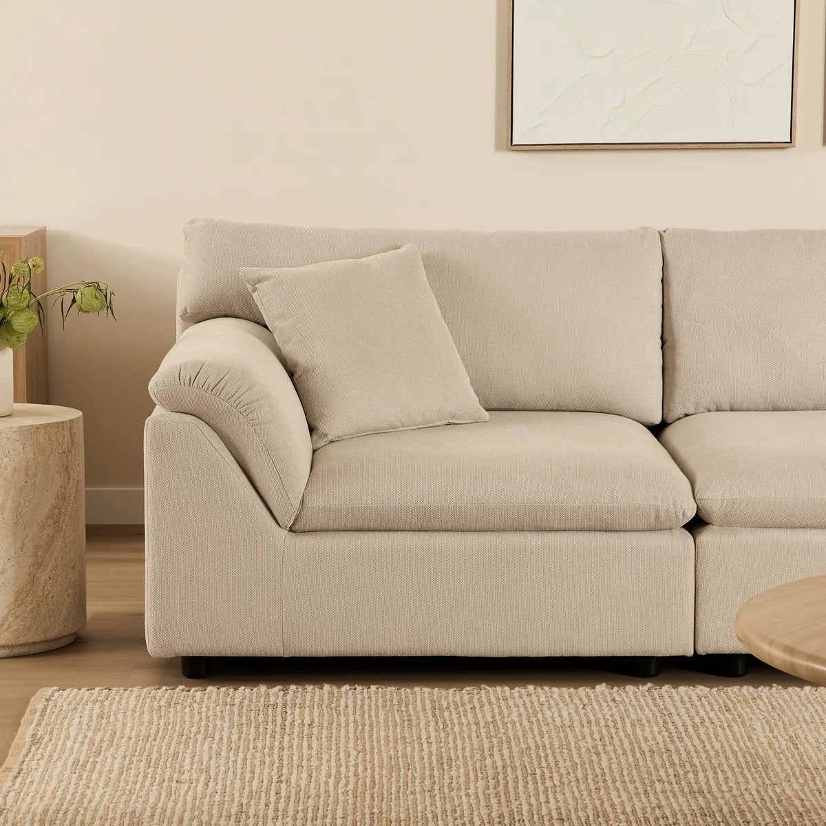 Emilia 3 Seater Sofa - Oak