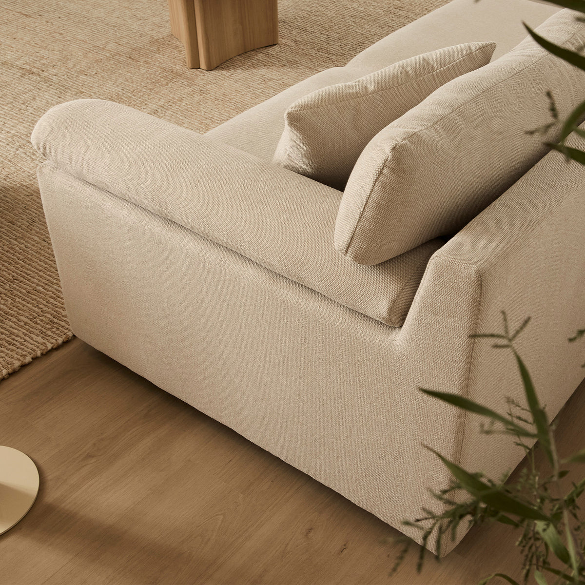 Emilia 3 Seater Sofa - Oak